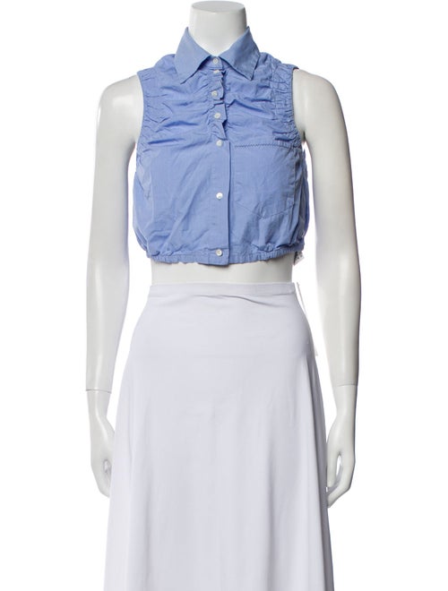 Sandro Sleeveless Crop Top