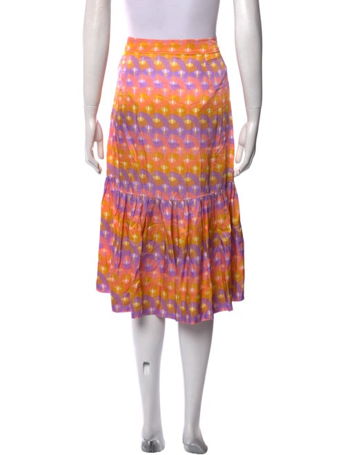 Sandro Printed Knee-Length Skirt
