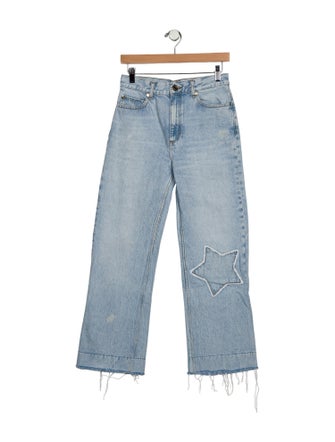 Sandro High-Rise Wide Leg Jeans