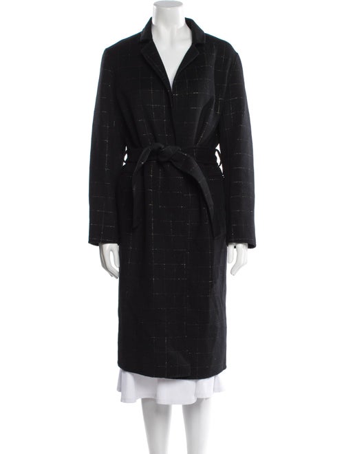 Sandro Wool Faux Fur Coat