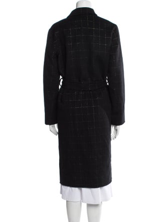 Sandro Wool Faux Fur Coat