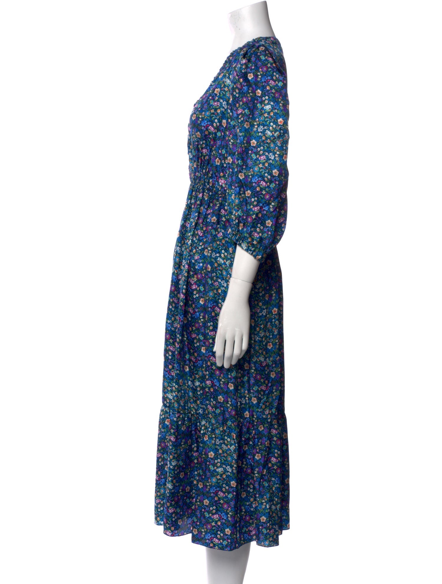 Sandro Silk Long Dress