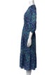 Sandro Silk Long Dress