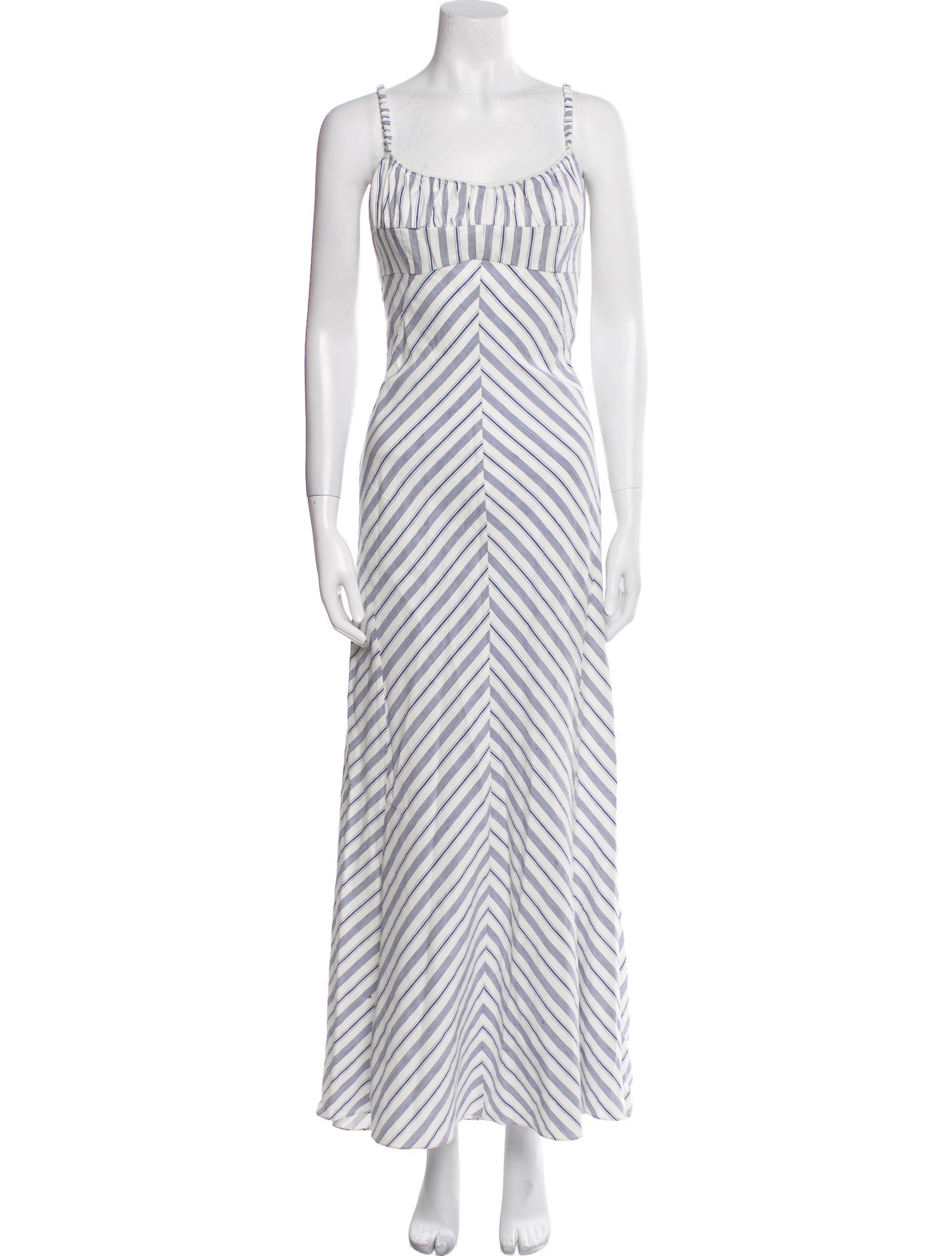 Sandro Striped Long Dress