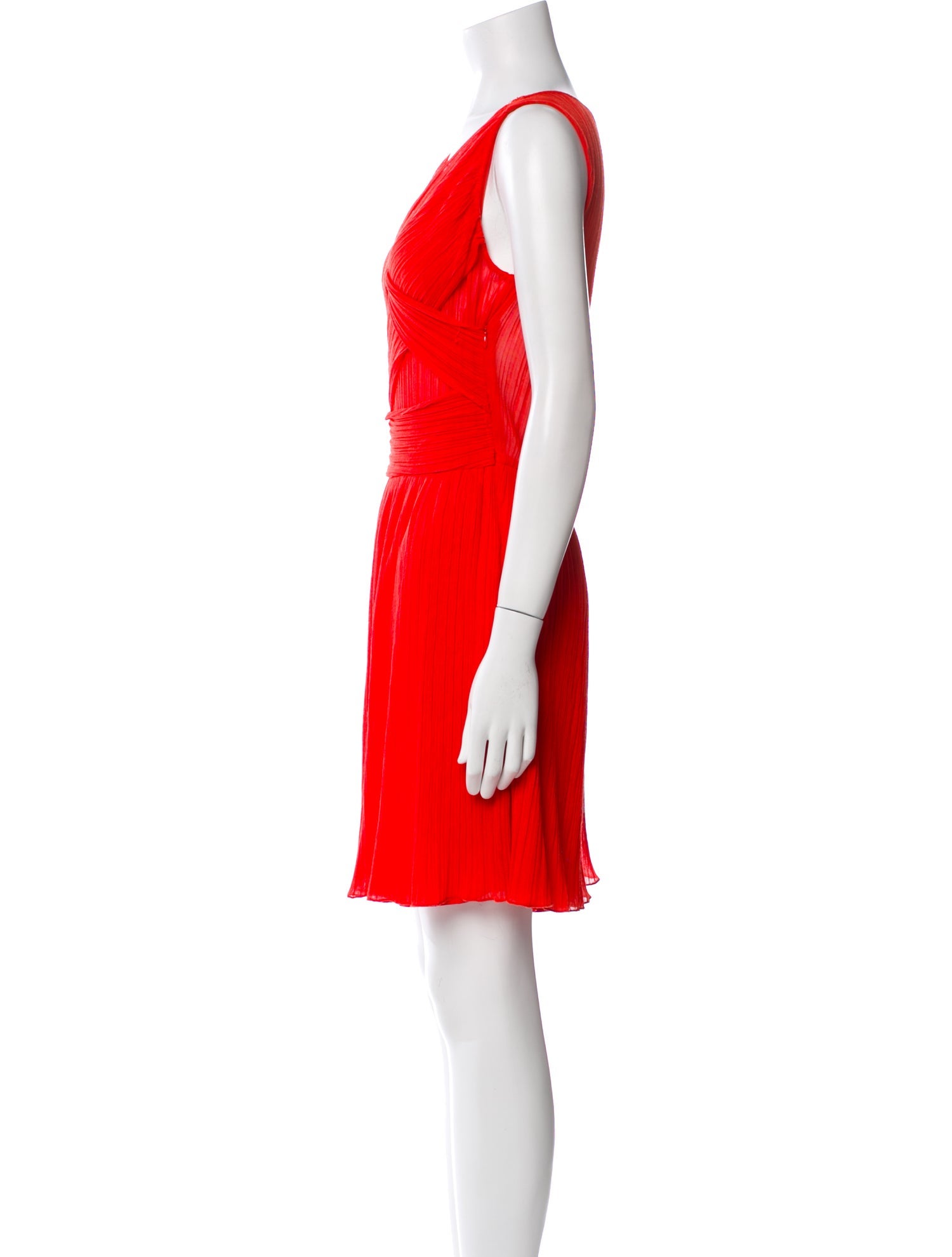 Sandro V-Neck Mini Dress