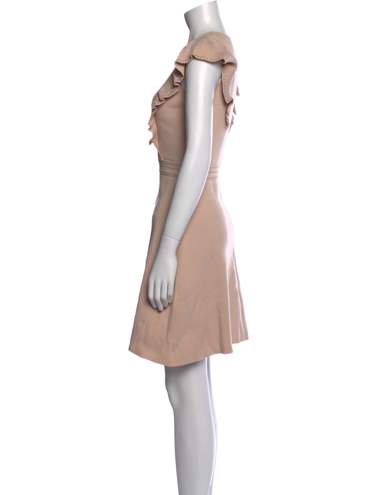 Sandro Crew Neck Mini Dress