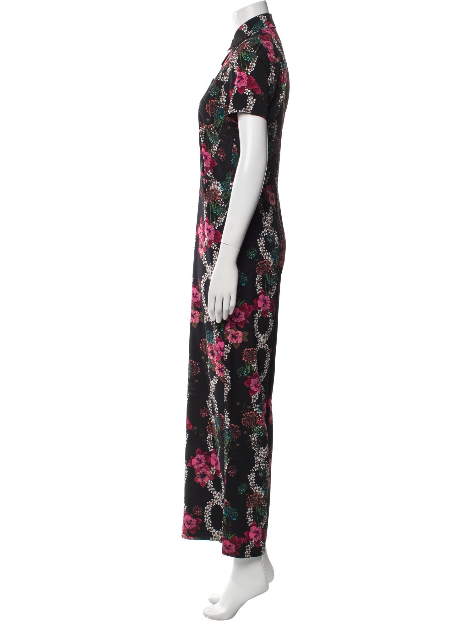 Sandro Floral Print Jumpsuit