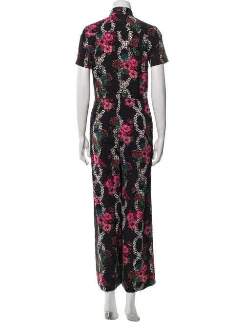 Sandro Floral Print Jumpsuit