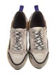 Sandro Suede Printed Sneakers