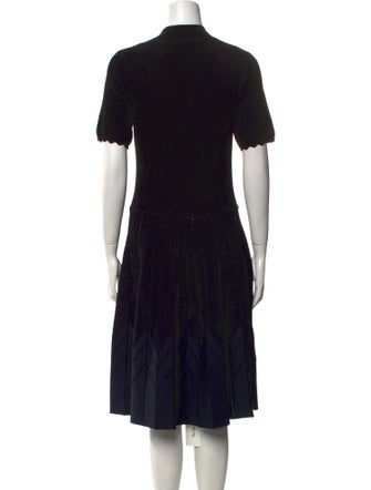 Sandro Printed Midi Length Dress