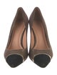 Sandro Suede Colorblock Pattern Pumps