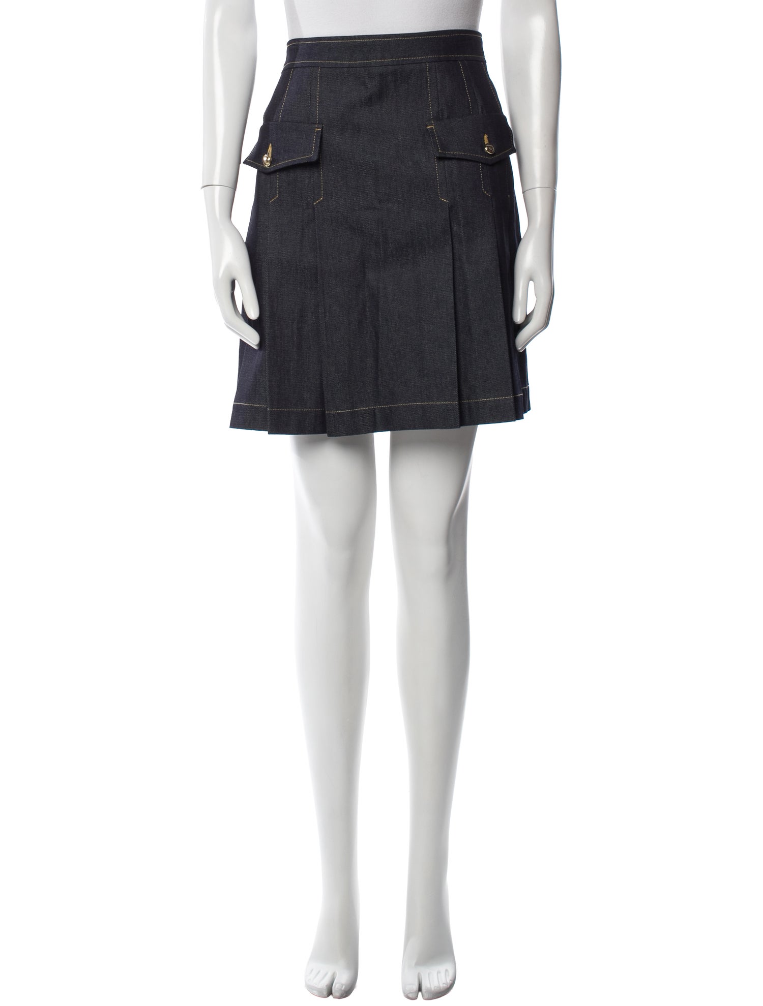 Sandro Pleated Accents Mini Skirt w/ Tags