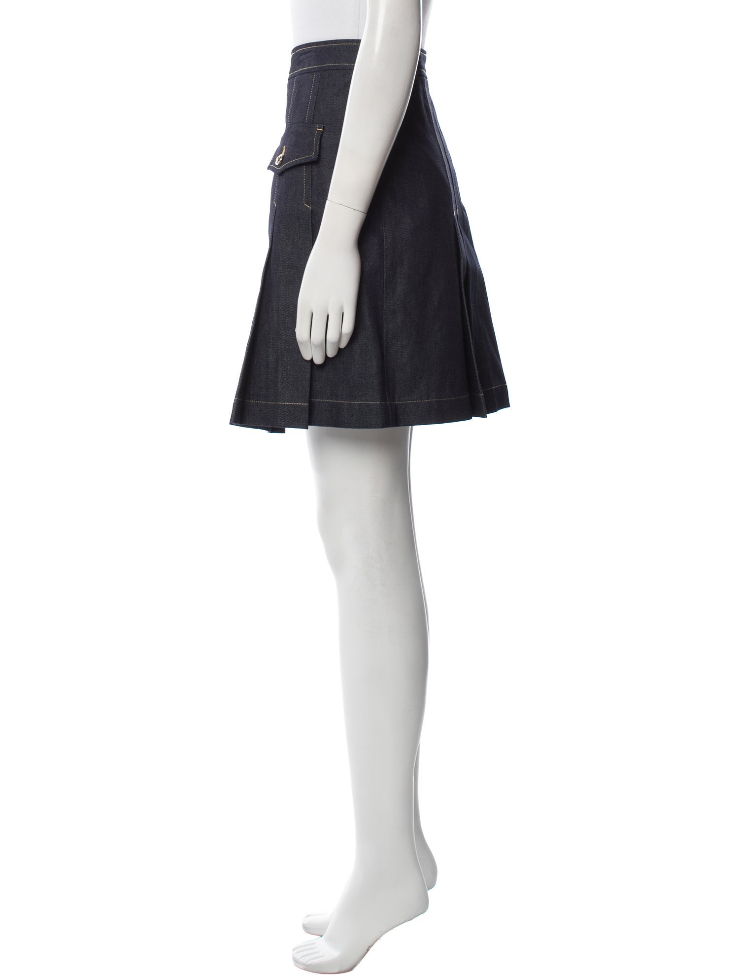 Sandro Pleated Accents Mini Skirt w/ Tags