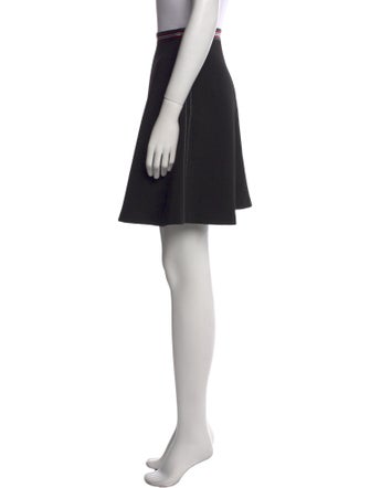 Sandro Eyelet Trim Knee-Length Skirt