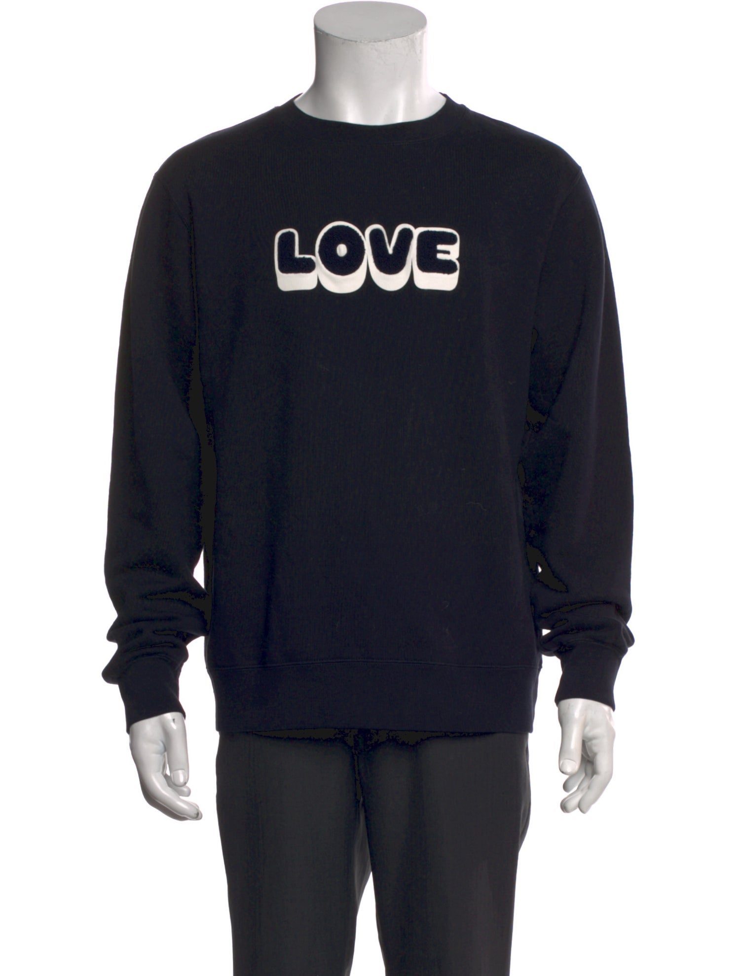 Sandro Graphic Print Crew Neck Pullover