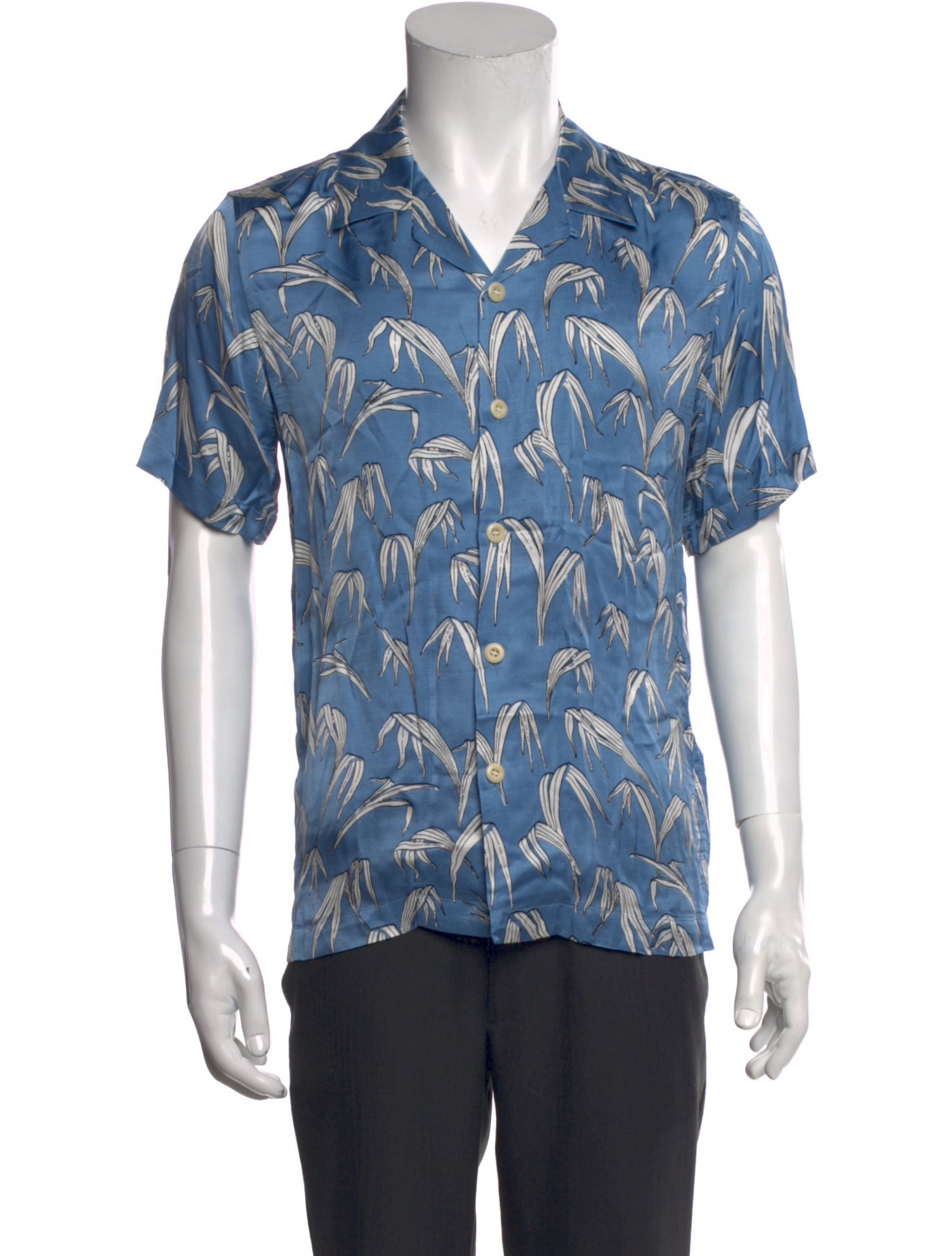 Sandro Printed Short Sleeve Shirt