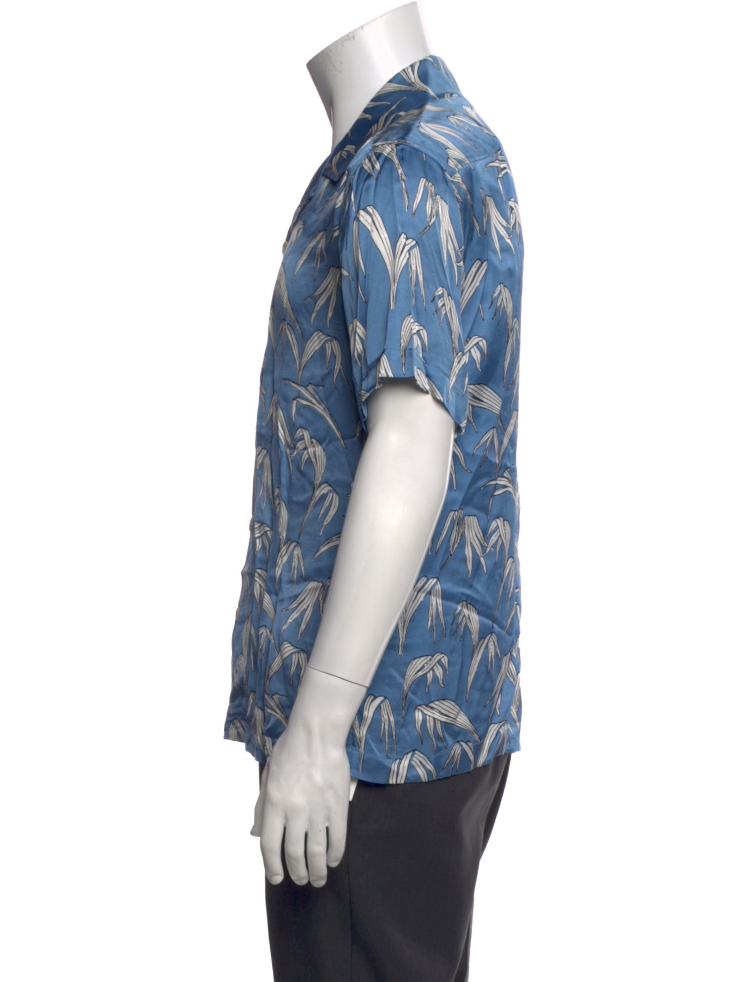Sandro Printed Short Sleeve Shirt