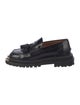 Sandro Leather Tassel Accents Loafers