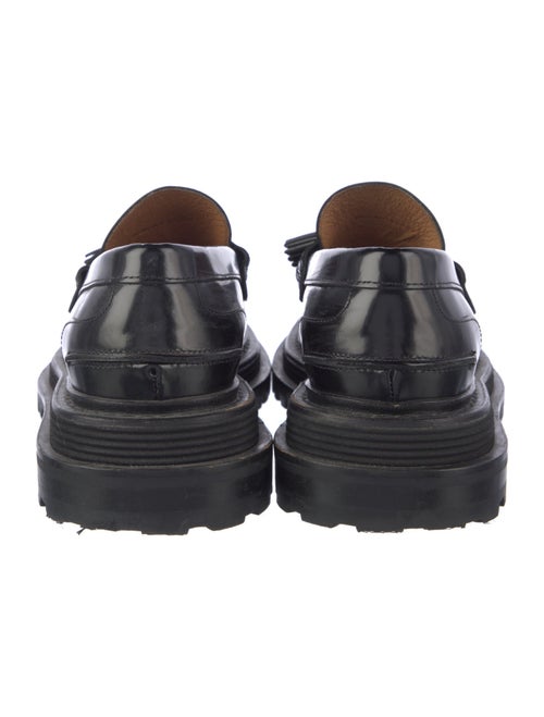 Sandro Leather Tassel Accents Loafers