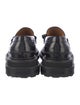 Sandro Leather Tassel Accents Loafers