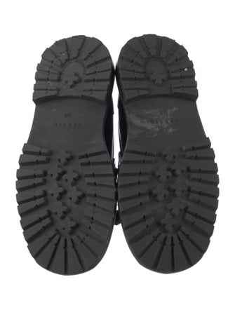 Sandro Leather Tassel Accents Loafers