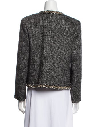 Sandro Tweed Tweed Pattern Jacket