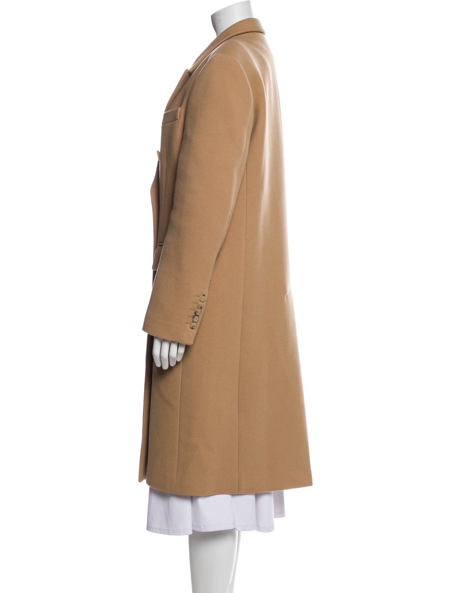 Sandro Virgin Wool Peacoat