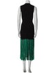 Sandro Mock Neck Long Dress