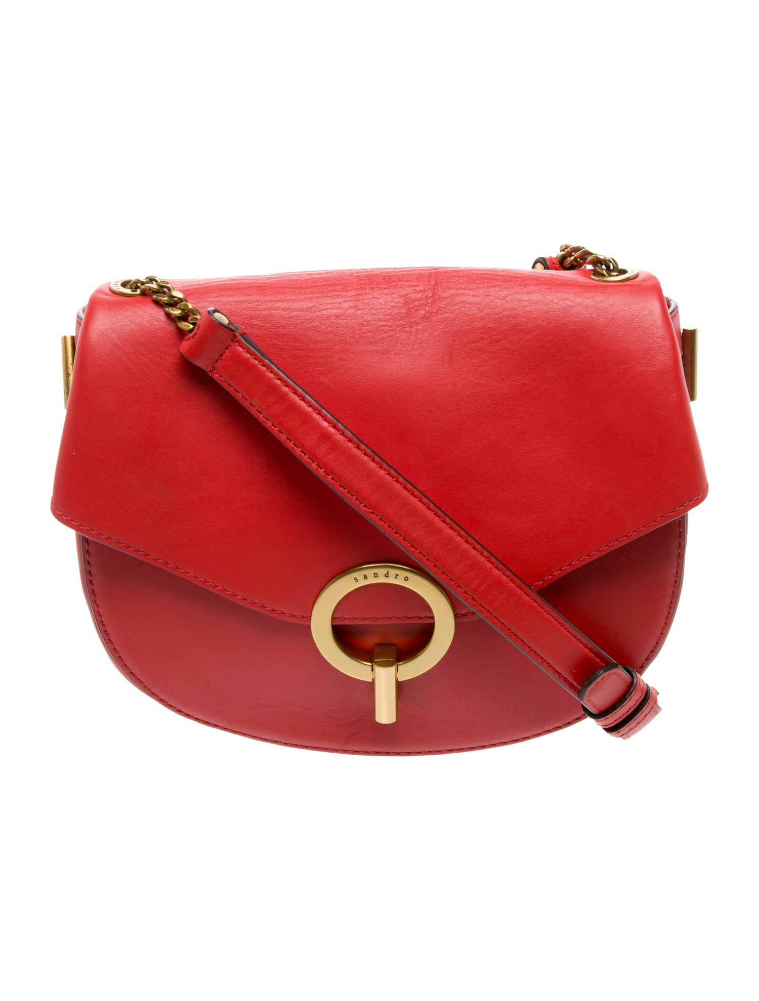Sandro Leather Crossbody Bag