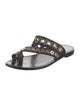 Sandro Leather Slides