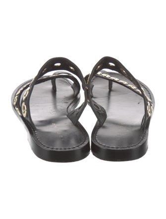 Sandro Leather Slides