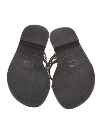 Sandro Leather Slides