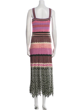 Sandro Striped Long Dress