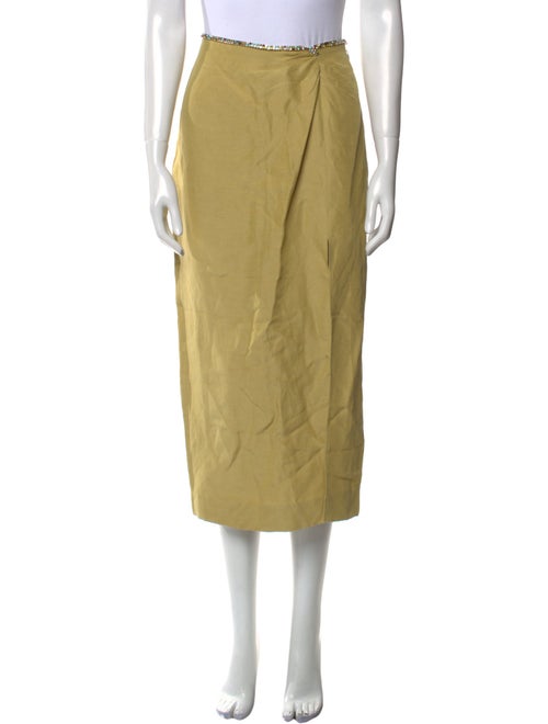 Sandro Crystal Embellishments Midi Length Skirt