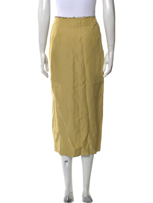 Sandro Crystal Embellishments Midi Length Skirt