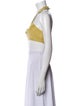 Sandro Halterneck Sleeveless Crop Top