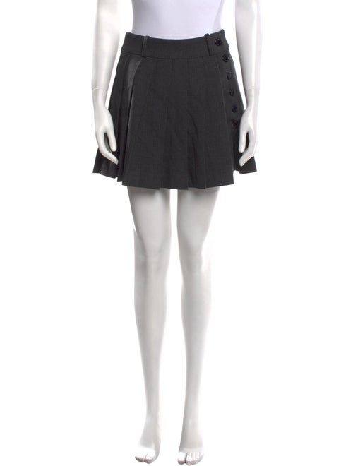 Sandro Pleated Accents Mini Skirt