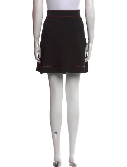 Sandro Embroidered Accent Mini Skirt