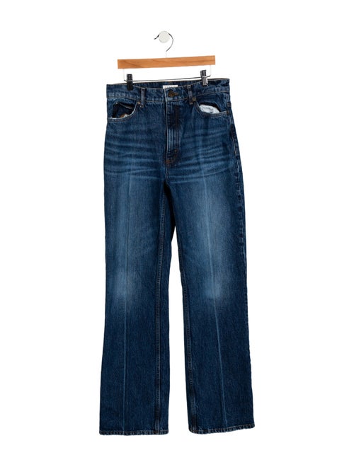 Sandro High-Rise Wide Leg Jeans