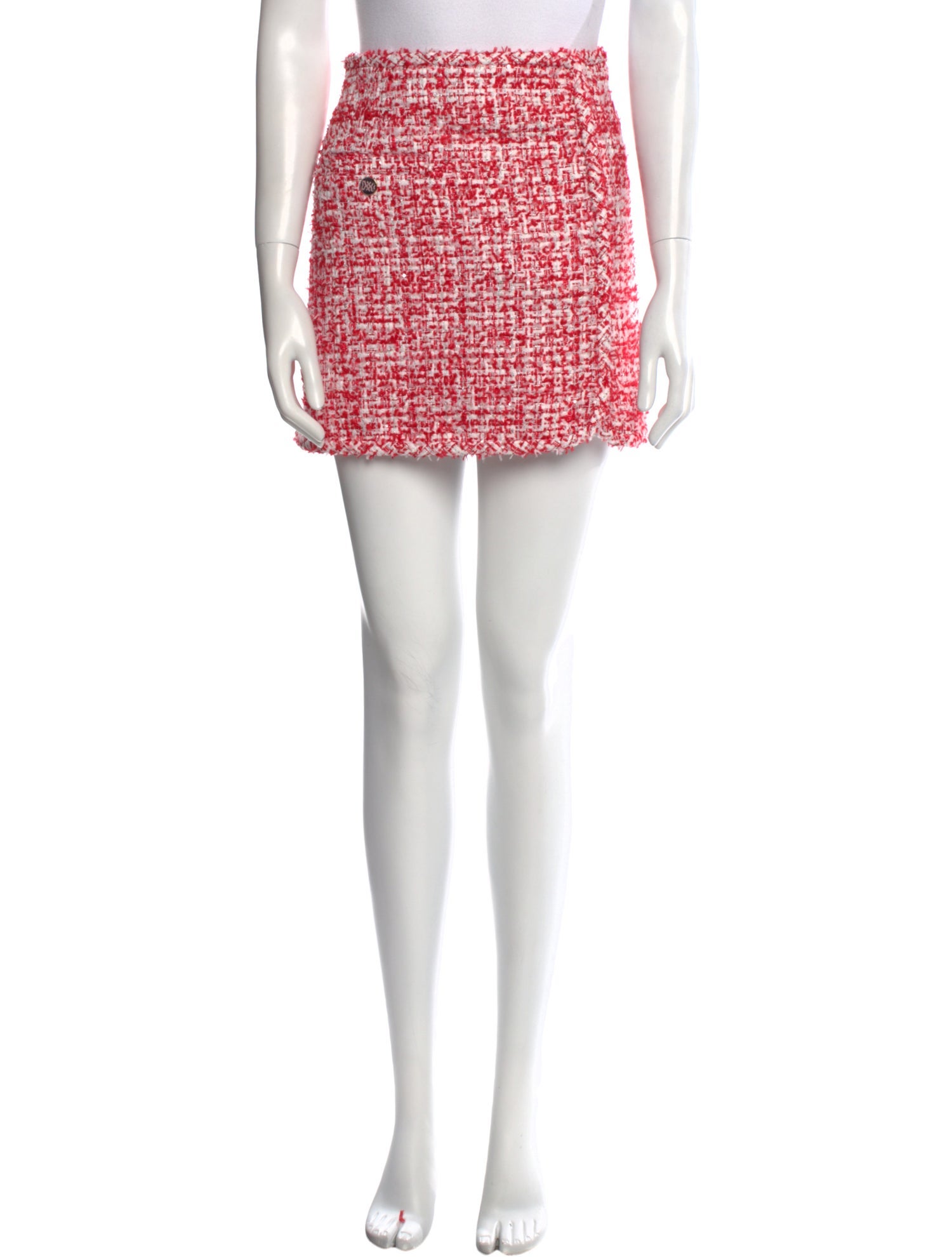 Sandro Tweed Pattern Mini Skirt w/ Tags