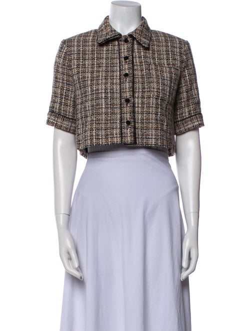 Sandro Tweed Pattern Bolero