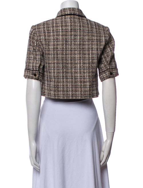 Sandro Tweed Pattern Bolero