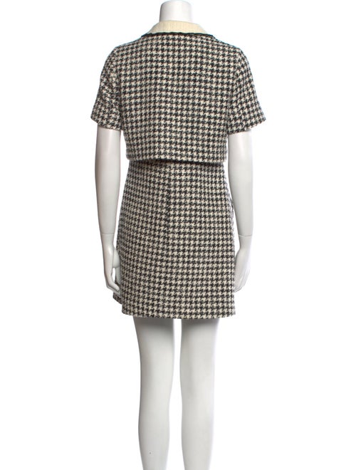 Sandro Plaid Print Mini Dress