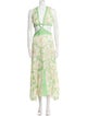 Sandro Floral Print Long Dress