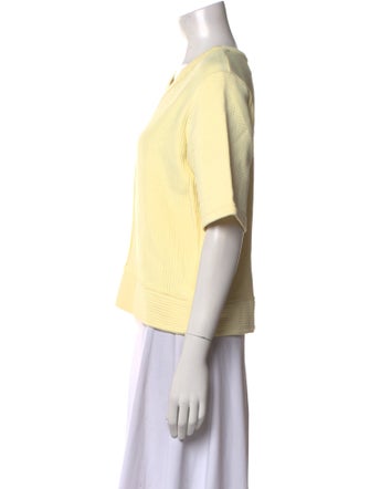 Sandro Scoop Neck Short Sleeve Sweatshirt