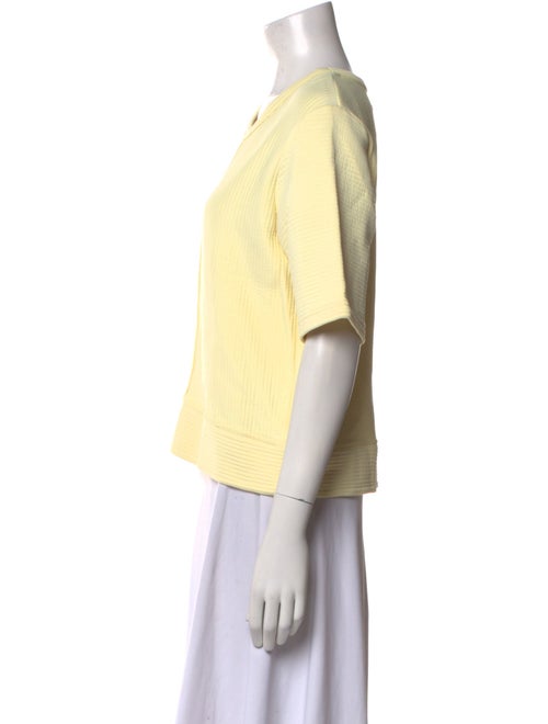 Sandro Scoop Neck Short Sleeve Sweatshirt