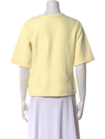 Sandro Scoop Neck Short Sleeve Sweatshirt