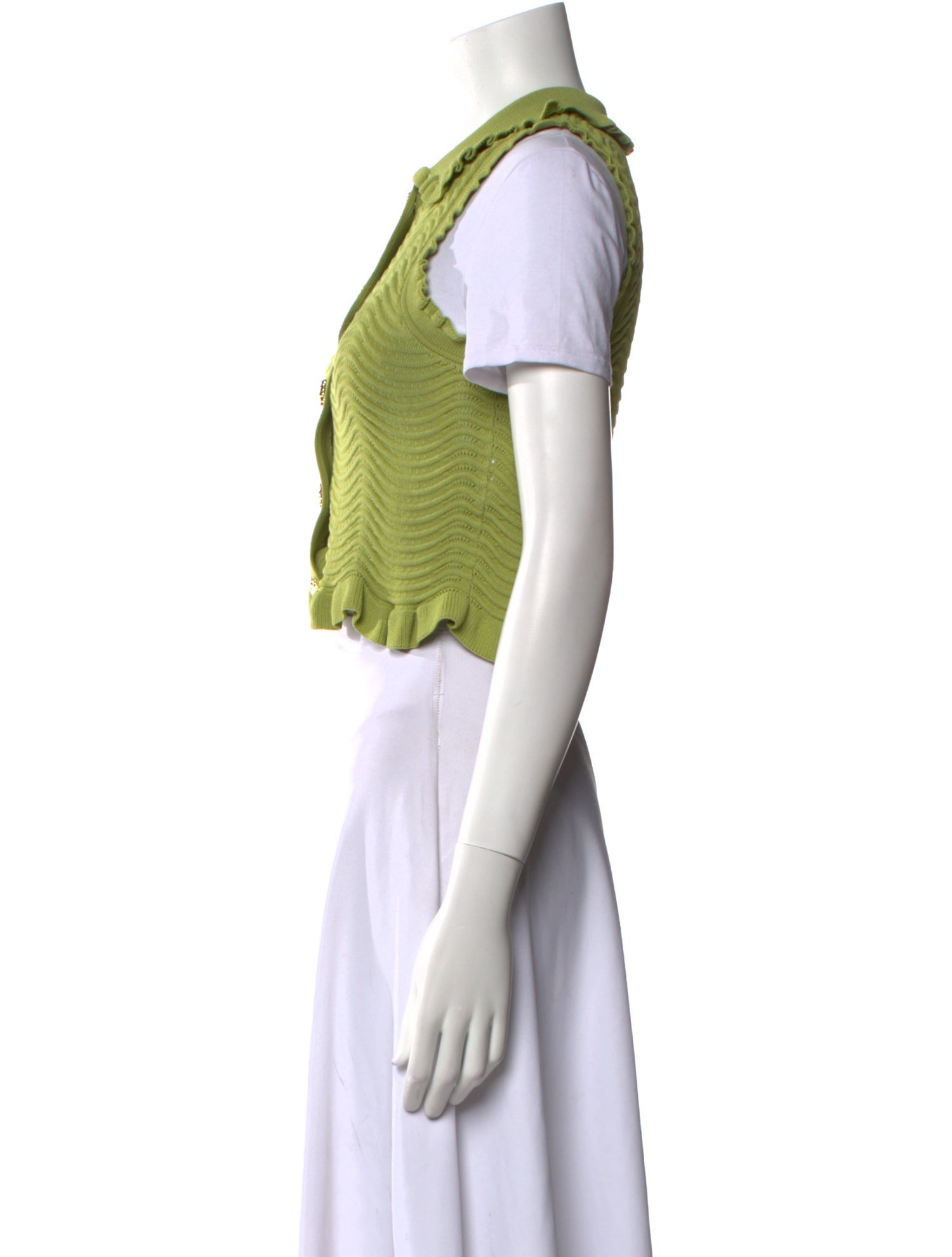 Sandro Short Sleeve Crop Top