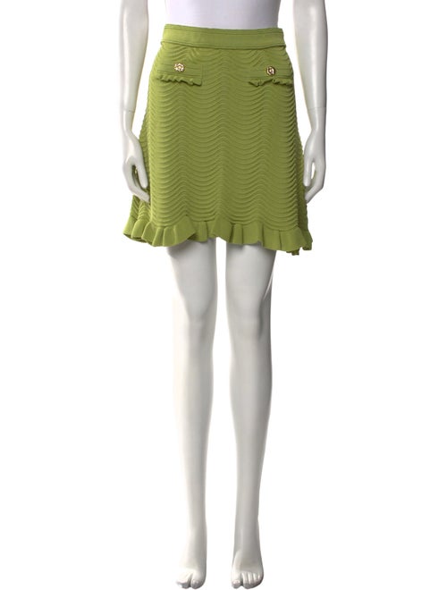 Sandro Ruffle Embellishment Mini Skirt