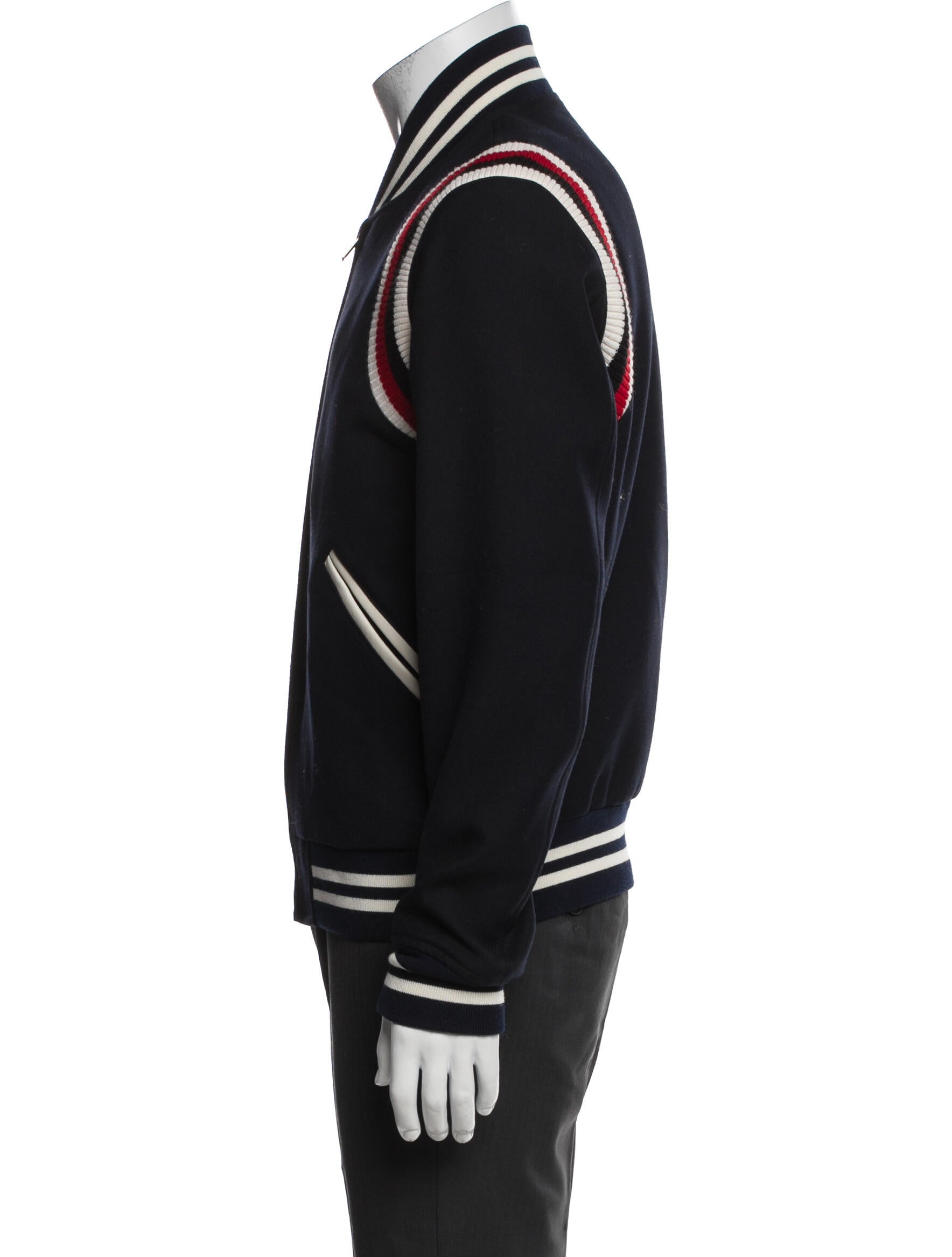 Sandro Striped Varsity Jacket w/ Tags